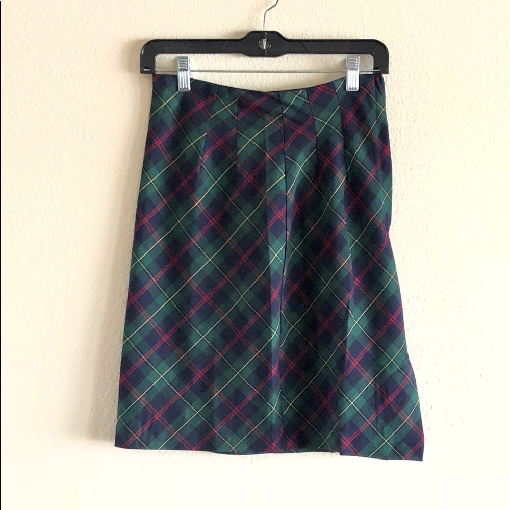 Plaid Pencil Skirt - Picture 5 of 6
